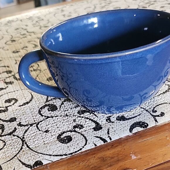 Pier 1 Stoneware Teapot and Cup Set - Picture 11 of 15